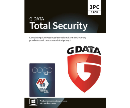 Karta podarunkowa Gdata GDATA TOTAL SECURITY 3 PC 1 ROK